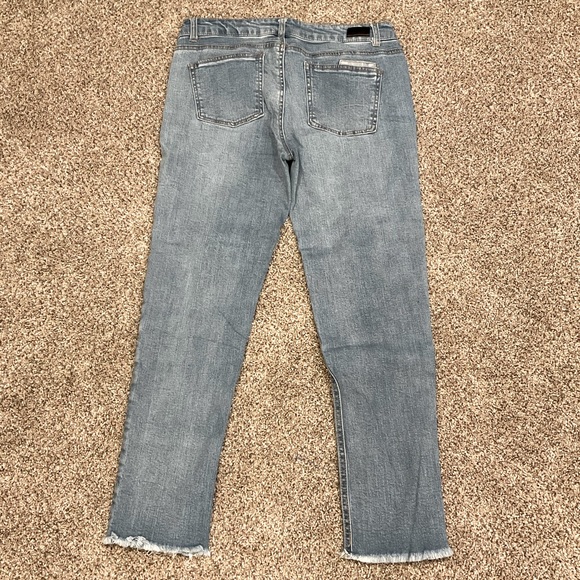 Black Label Skinny Patchwork Denim Designer Jeans, size 11 waist 31, EUC - Picture 7 of 7